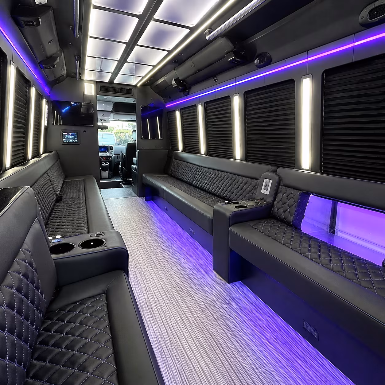 across laguna niguel california party bus rental