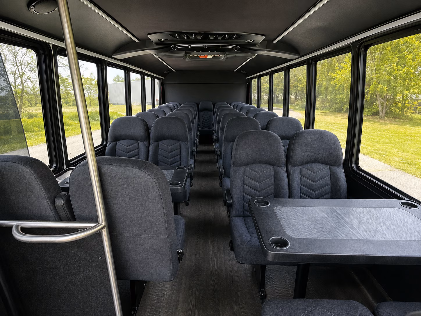 laguna niguel 18 passenger minibus inside