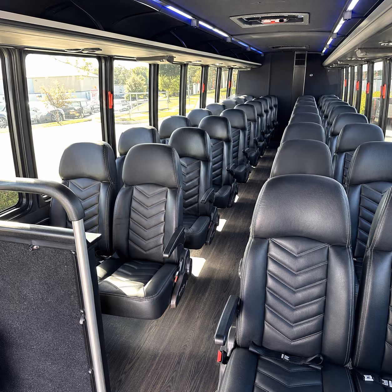 laguna niguel 30 passenger minibus interior