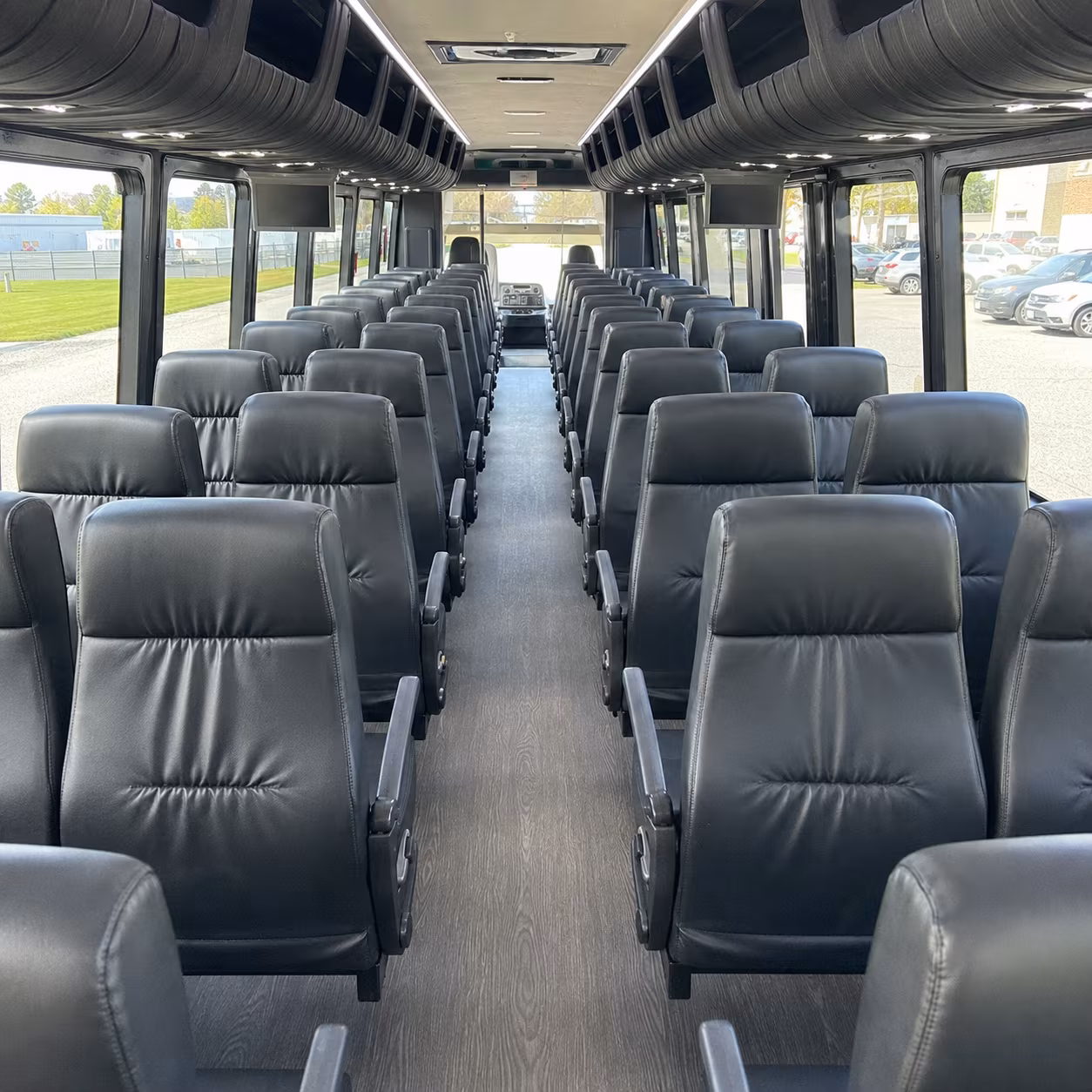laguna niguel 35 passenger minibus interior