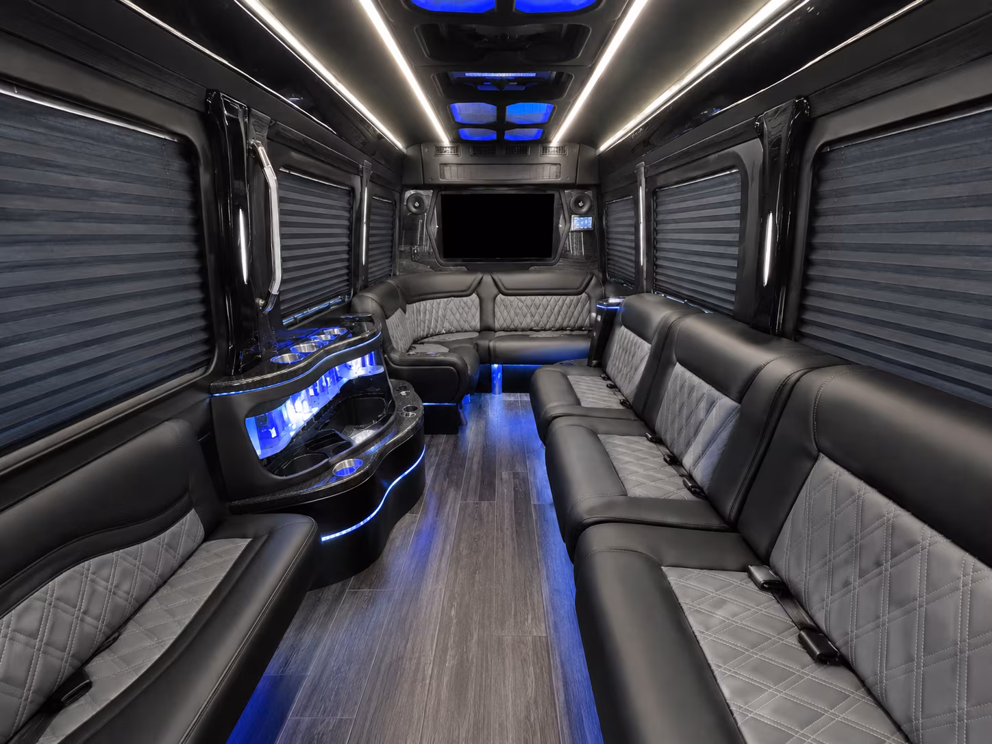 laguna niguel 40 passenger party bus inside