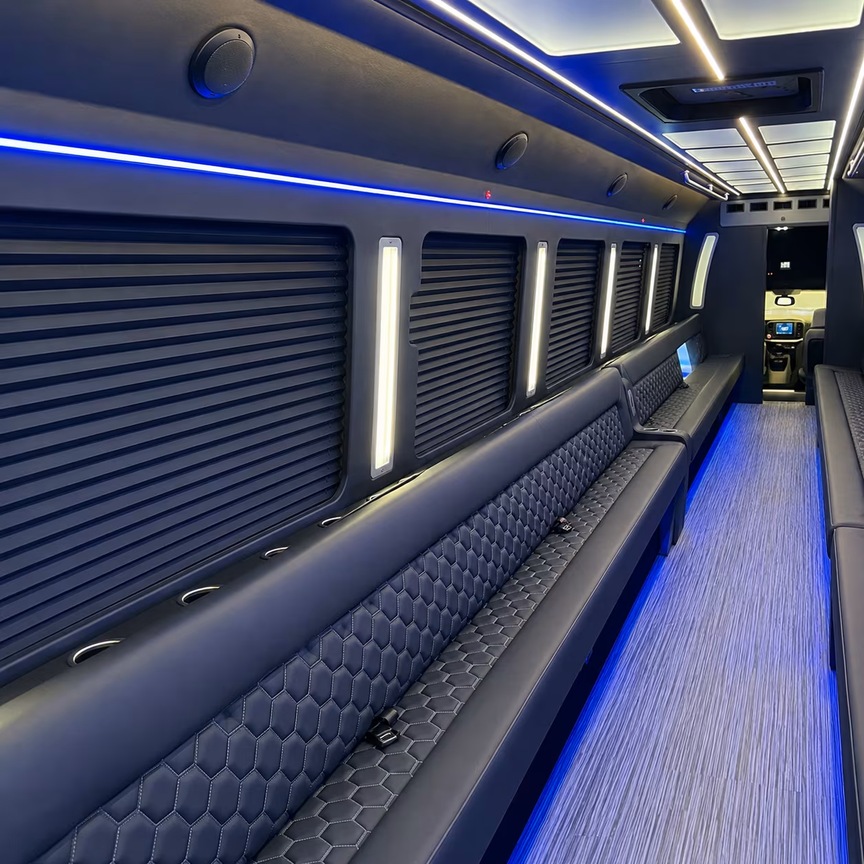 laguna niguel party bus interior