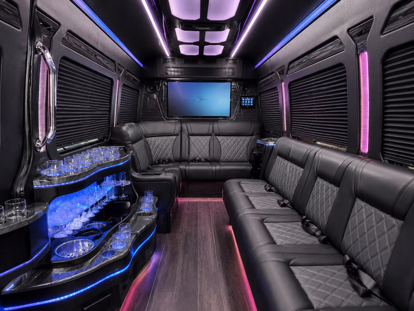 laguna niguel sprinter limousine interior