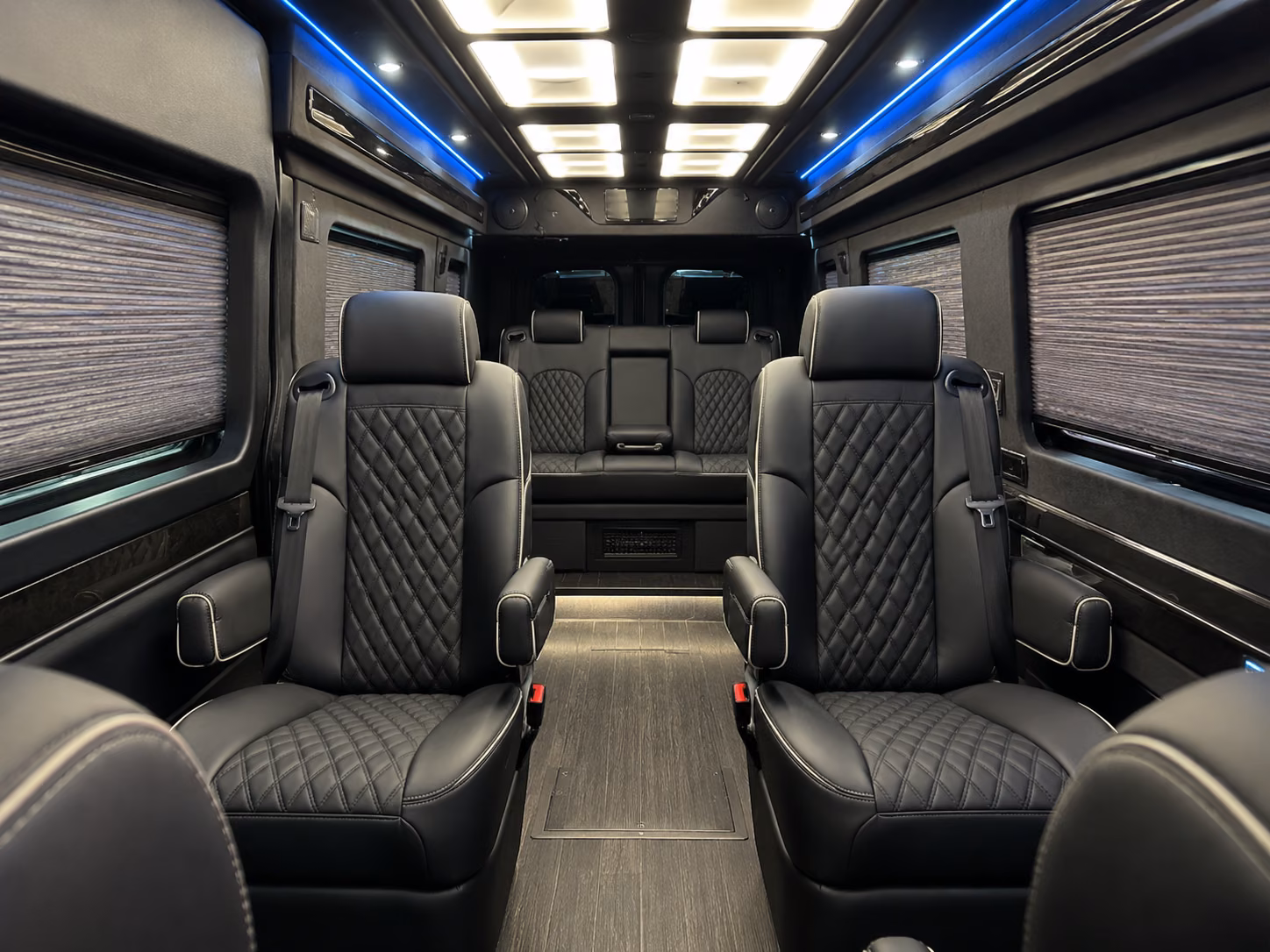 laguna niguel sprinter van with driver inside